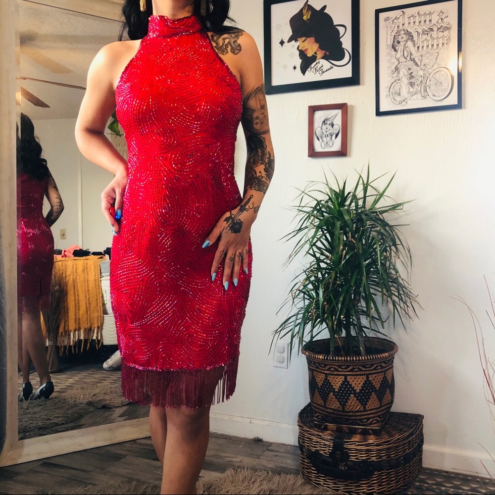 Vintage beaded Dress